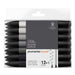 Winsor & Newton Promarker Brush Set 12 (Neutral Tones) - ArtStore Online