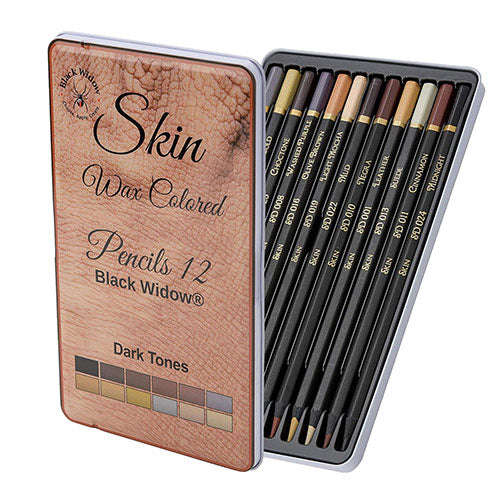 Black Widow Skin Tone Pencils - ArtStore Online