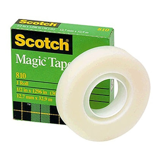 3M Scotch 810 Magic Tape 12mm or 19mm - ArtStore Online