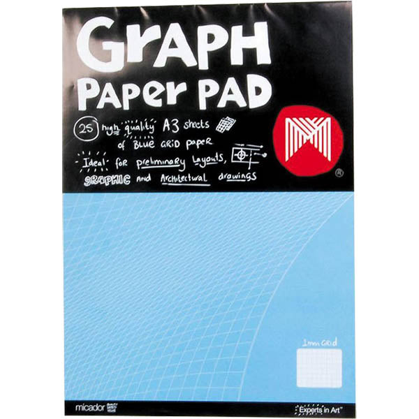 Micador 2mm Graph Pad (A3) - ArtStore Online