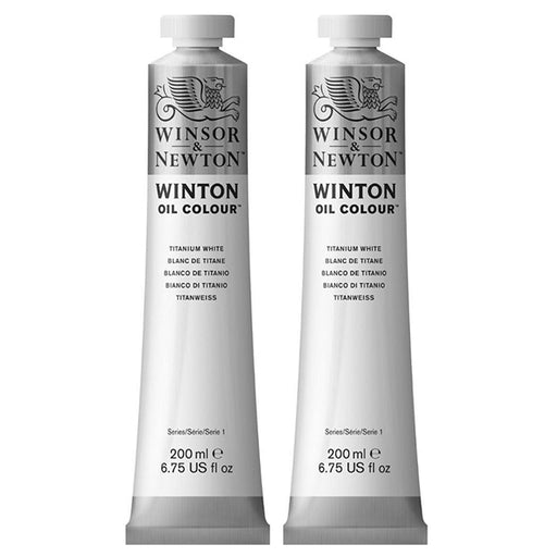Winsor & Newton Winton Oil Titanium White Twin Pack - ArtStore Online