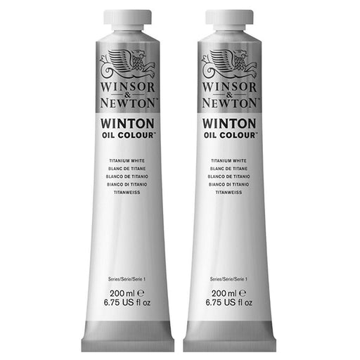 Winsor & Newton Winton Oil Titanium White Twin Pack - ArtStore Online