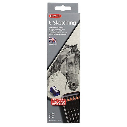 Derwent Sketching Pencils Tin 6 - ArtStore Online