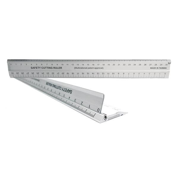 Safery Ruler Draftex Aluminium Safety Cutting Ruler