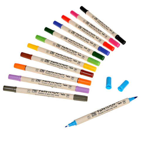 ZIG Fabricolour Twin Markers - ArtStore Online