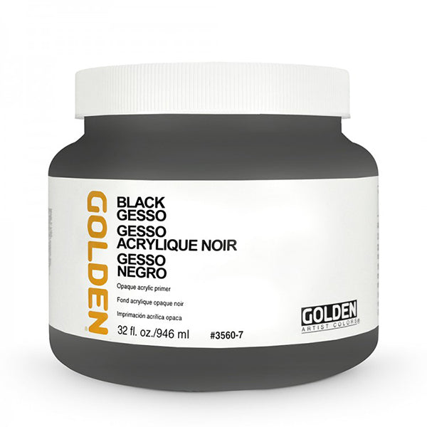 Golden Black Gesso - ArtStore Online