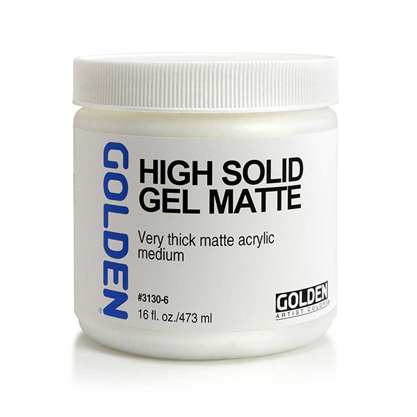 Golden High Solid Gel (Matte) - ArtStore Online