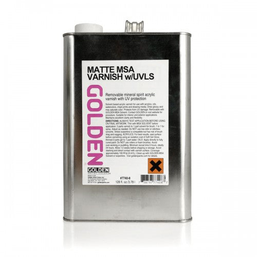 Golden MSA Varnish w/UVLS (Matte) - ArtStore Online