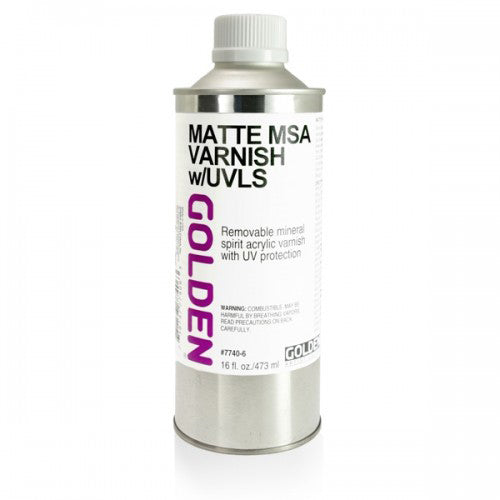 Golden MSA Varnish w/UVLS (Matte) - ArtStore Online