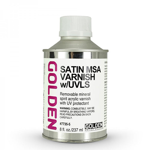 Golden MSA Varnish w/UVLS (Satin) - ArtStore Online