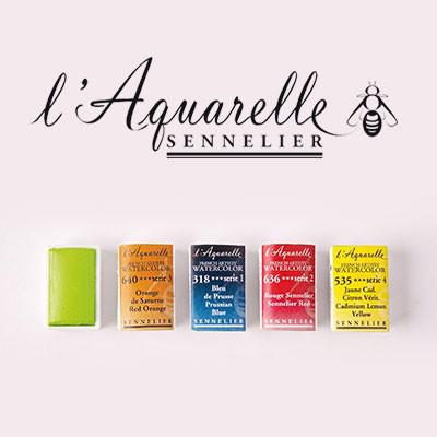 Sennelier French Artist Watercolour Half Pans - ArtStore Online
