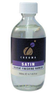 Chroma  Solvent Finishing Varnish - Invisible, Satin and Gloss 200ml - ArtStore Online