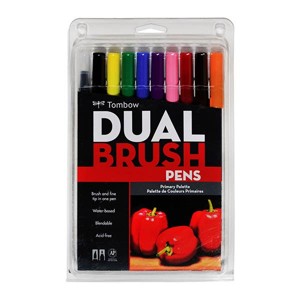Tombow Dual Brush Pen Sets of 10 - ArtStore Online