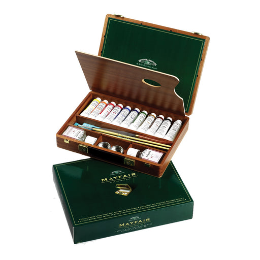 Winsor & Newton Artists' Oil Mayfair Wooden Box Set - ArtStore Online